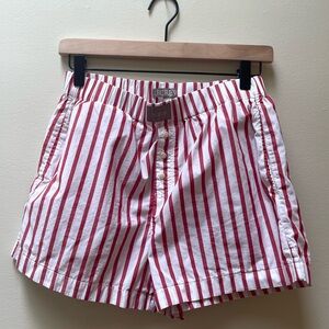 J. Crew Striped Poplin Boxer Shorts